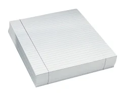 PaconĀ® Composition Paper, Unpunched, 3/8" Rule, 8 1/2" x 11", White, Pack Of 500 Sheets