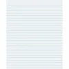 Pacon® Composition Paper Without Margins, Unpunched, 3/8" Rule, 8 1/2" x 11", White