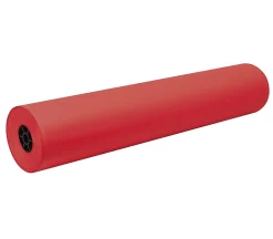 Pacon® Decorol® Flame-Retardant Paper Roll, 36" x 1000', Festive Red