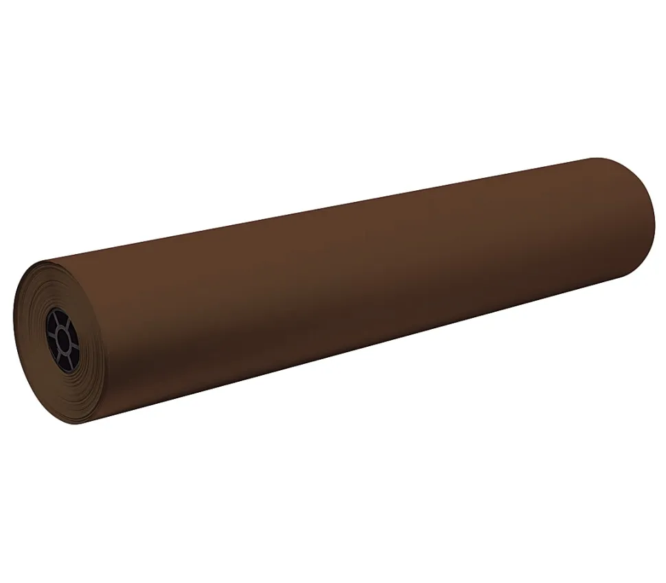 Pacon® Decorol® Flame-Retardant Paper Roll, 36" x 1000', Dark Brown