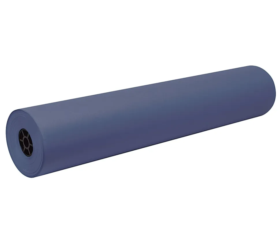 Pacon® Decorol® Flame-Retardant Paper Roll, 36" x 1000', Blue