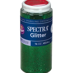 Pacon® Glitter, Shaker-Top Can, Green