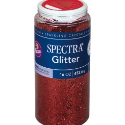 Pacon® Glitter, Shaker-Top Can, Red
