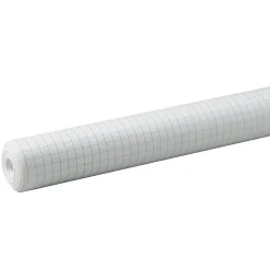 Pacon® Grid Paper Roll, 1/2" Quadrille Ruled, 34" x 200', White