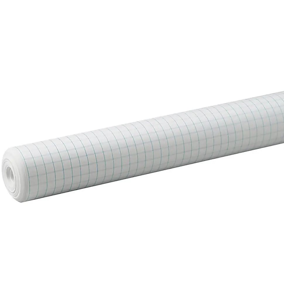 Pacon® Grid Paper Roll, 1/2" Quadrille Ruled, 34" x 200', White