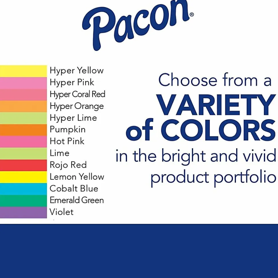 Pacon® Kaleidoscope Color Multi-Use Printer & Copy Paper, Cobalt Blue, Letter (8.5" x 11"), 500 Sheets Per Ream, 24 Lb, 95 Brightness