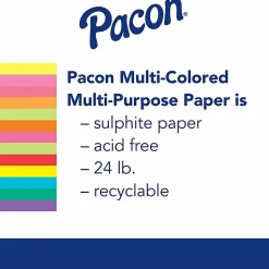 Pacon® Kaleidoscope Color Multi-Use Printer & Copy Paper, Cobalt Blue, Letter (8.5