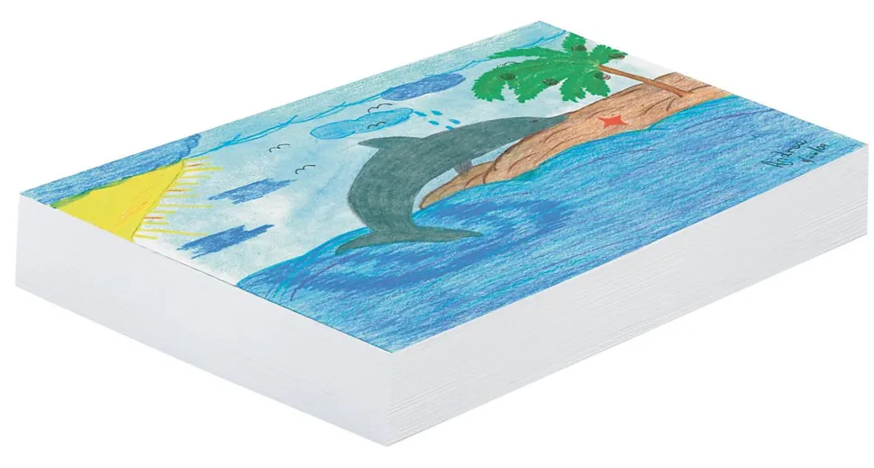 Pacon® Plain White Newsprint Paper, 18" x 24", Pack Of 500 Sheets