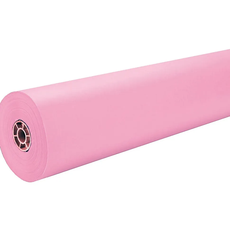 Pacon® Rainbow-Colored Kraft Duo-Finish Paper, 36" x 100', Pink