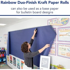 Pacon® Rainbow Duo-Finish Kraft Paper Roll, 36" x 1000', Black