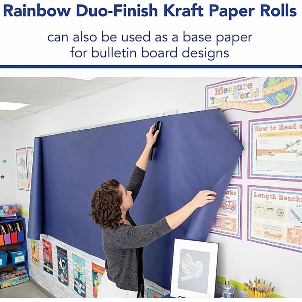 Pacon® Rainbow Duo-Finish Kraft Paper Roll, 36" x 1000', Emerald