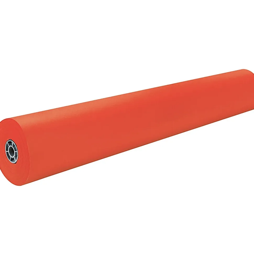 Pacon® Rainbow Duo-Finish Kraft Paper Roll, 36" x 1000', Orange