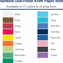 Pacon® Rainbow Duo-Finish Kraft Paper Roll, 36