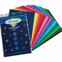 Pacon® Spectra® Assorted Color Tissue Pack, 12" x 18", 25 Colors, Pack Of 100 Sheets