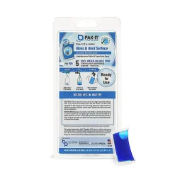 PAK-IT® Glass And Hard-Surface Cleaner, Pleasant Scent, Pack Of 5