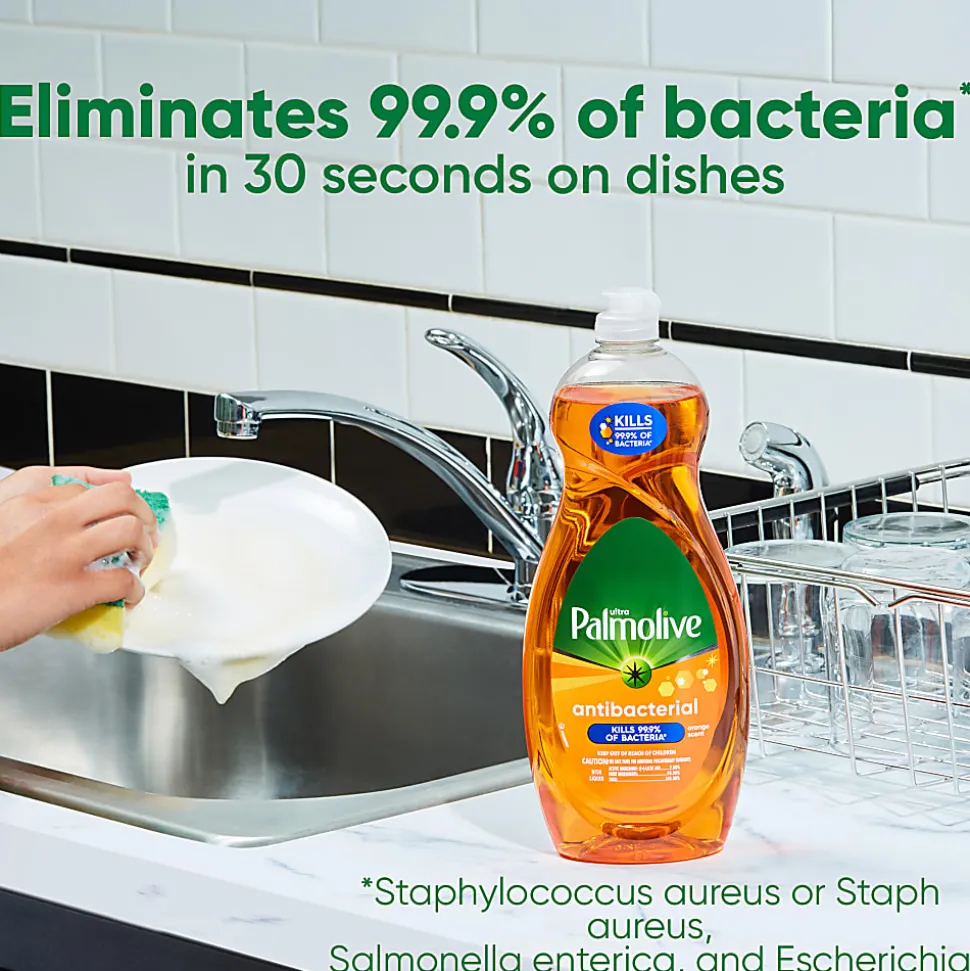 Palmolive® Ultra Antibacterial Dishwashing Liquid, Citrus Scent, 20 Oz Bottle