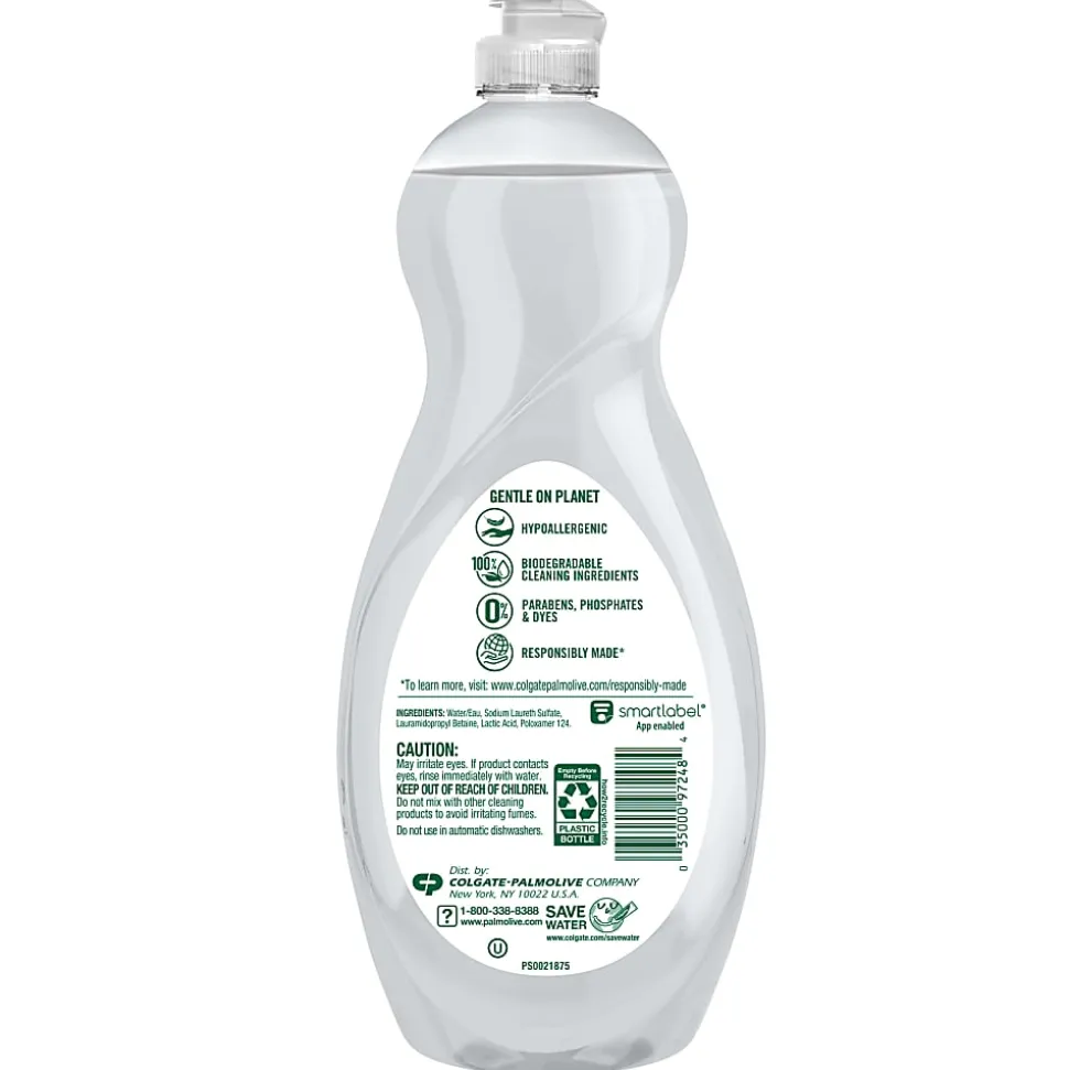 Palmolive Ultra Pure + Clear Liquid Dish Soap, Fragrance Free, 32.5 Oz
