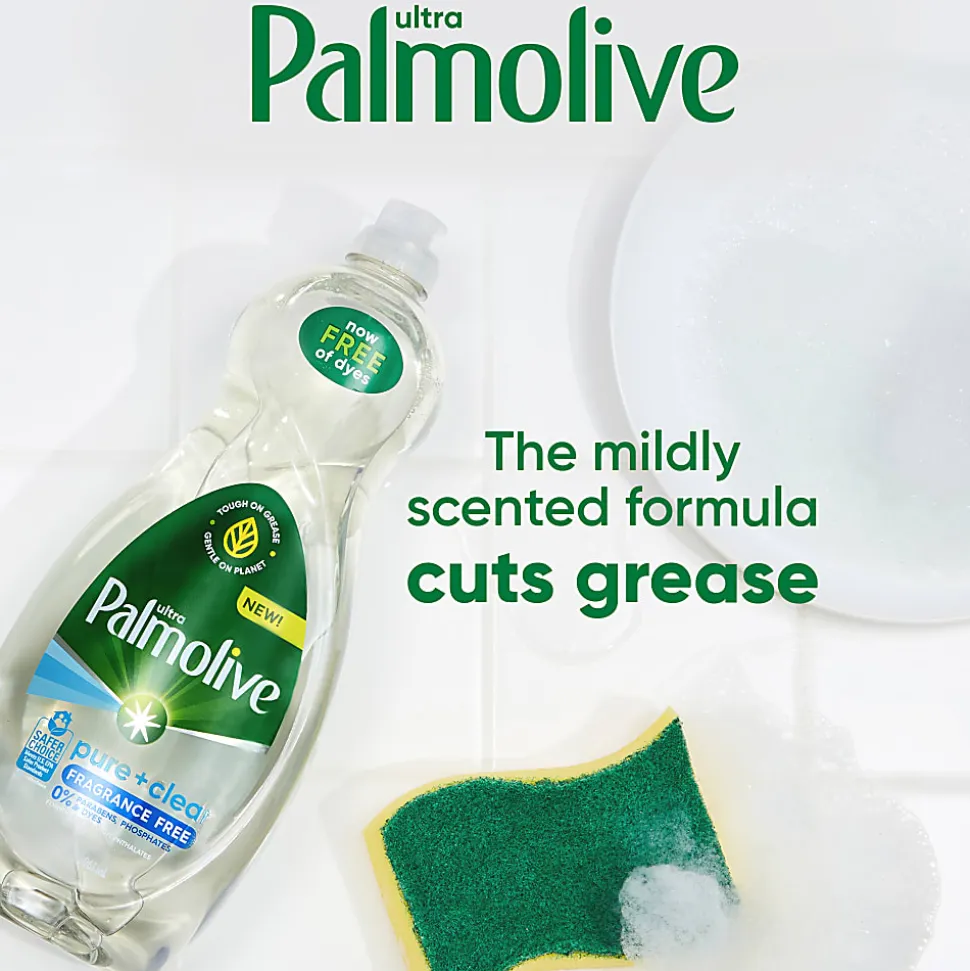 Palmolive Ultra Pure + Clear Liquid Dish Soap, Fragrance Free, 32.5 Oz