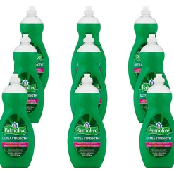 Palmolive® Ultra Strength™ Liquid Dishwashing Soap, 20 Oz Bottle, Case Of 9