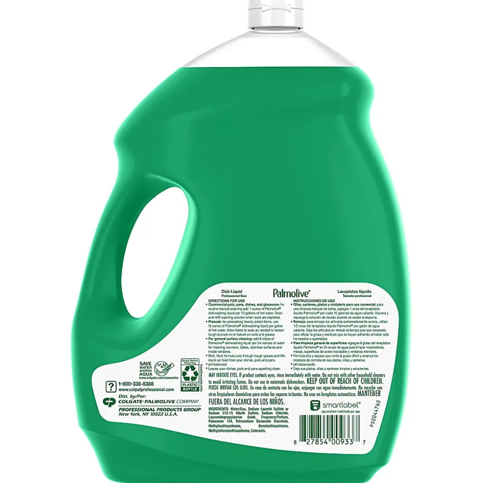 Palmolive Ultra Strength Liquid Dish Soap, 145 Oz, Green, Pack Of 4 Bottles