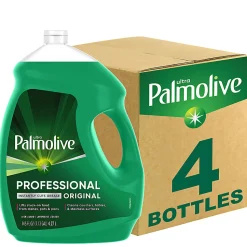 Palmolive Ultra Strength Liquid Dish Soap, 145 Oz, Green, Pack Of 4 Bottles