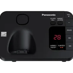 Panasonic® DECT 6.0 Expandable 3-Handset Digital Cordless Phone System With Digital Answering Machine, KX-TGE433B