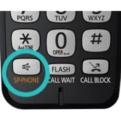 Panasonic® DECT 6.0 Expandable 3-Handset Digital Cordless Phone System With Digital Answering Machine, KX-TGE433B