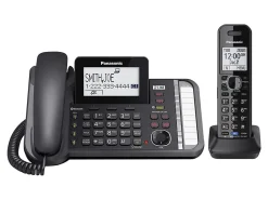 Panasonic® Link2Cell DECT 6.0 Conference Phone With 1 Corded And 1 Cordless Handset, KX-TG9581
