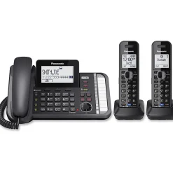 Panasonic Link2Cell DECT 6.0 Cordless Phone, KX-TG9582B