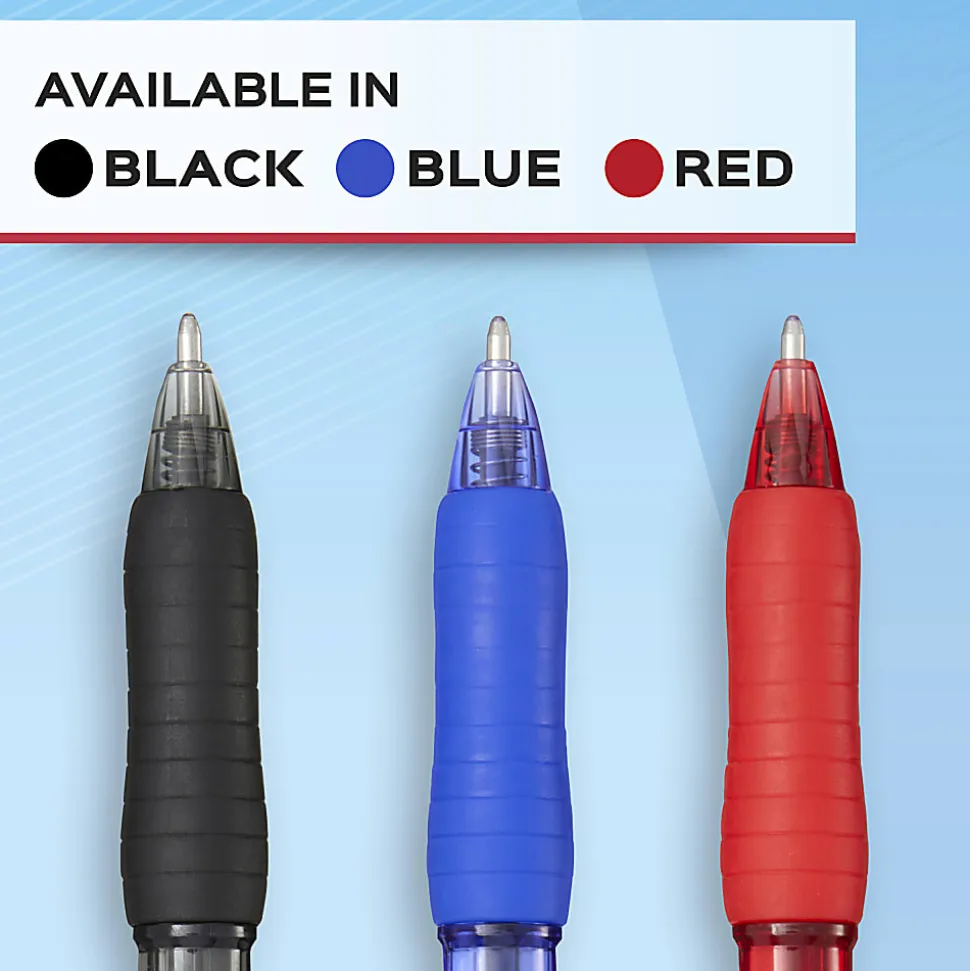 Paper Mate Ballpoint Pen, Profile Retractable Pen, Medium Point (1.0mm), Black, 4 Count