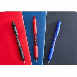 Paper Mate Ballpoint Pen, Profile Retractable Pen, Medium Point (1.0mm), Assorted, 4 Count