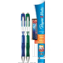 Paper Mate® Clearpoint® Elite Mechanical Pencil Starter Set, 0.7 mm, Assorted Barrel Colors, Pack Of 2