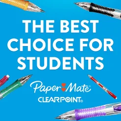 Paper Mate® Clearpoint® Mechanical Pencils, 0.7 mm, Assorted Barrel Colors, Pack Of 10 Pencils