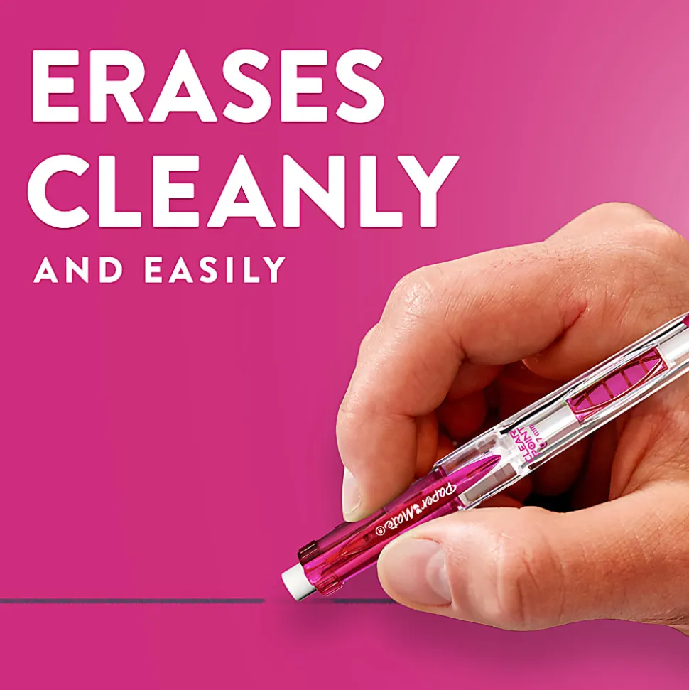 Paper Mate® Clearpoint® Mechanical Pencils, HB #2 Lead (0.7mm), Assorted Barrel Colors, 2 Pencil/1 Lead Refill/2 Eraser, USA 250th Anniversary Edition