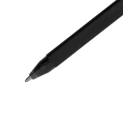Paper Mate® Comfortmate™ Ultra Ballpoint Stick Pens, Medium Point, 1.0 mm, Black Barrel, Black Ink, Pack Of 12