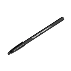 Paper Mate® Comfortmate™ Ultra Ballpoint Stick Pens, Medium Point, 1.0 mm, Black Barrel, Black Ink, Pack Of 12