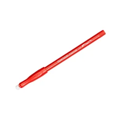 Paper Mate® EraserMate® Ballpoint Pens, Pack of 5, Medium Point, 1.0 mm, Red Barrel, Red Ink