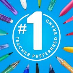Paper Mate Flair Felt Tip Pens, Medium Point, 0.7 mm, Candy Pop Colors, Pack Of 4 Pens