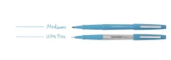 Paper Mate® Flair Porous-Point Stick Pens, Medium Point, 0.7 mm, Red Barrel, Red Ink, Pack Of 36