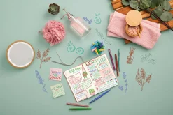 Paper Mate Flair Scented Felt-Tip Pens, Pack Of 6 Pens, Medium Tips, 0.7 mm, Assorted Nature Escape Scents And Colors