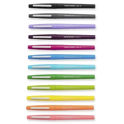 Paper Mate® Flair® Tropical Vacation Felt Tip Pens, Medium Point, 0.7 mm, Assorted Colors, Pack Of 12
