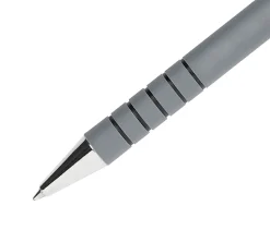 Paper Mate® FlexGrip Ultra™ Retractable Pens, Fine Point, 0.8 mm, Black Barrel, Black Ink, Pack Of 12