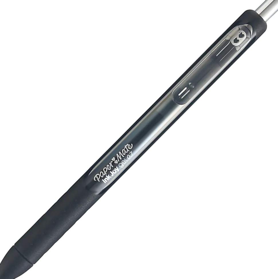 Paper Mate® InkJoy® Gel Pen, Medium Point, 0.7 mm, Black Barrel, Black Ink