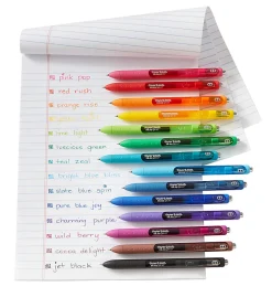 Paper Mate® InkJoy® Gel Pen, Medium Point, 0.7 mm, Dark Blue Barrel, Dark Blue Ink