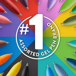 Paper Mate® InkJoy Gel Pens, Medium Point, 0.7 mm, Assorted Ink Colors, Pack Of 22 Pens