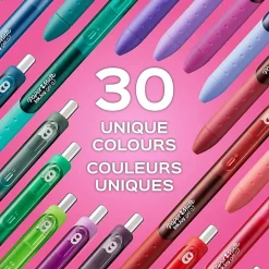 Paper Mate InkJoy Gel Pens, Medium Point, 0.7 mm, Assorted Tropical Vacation Colors, Pack Of 4 Pens