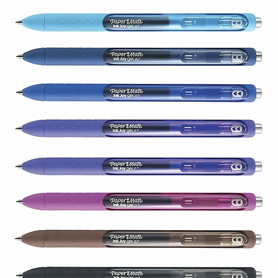 Paper Mate® InkJoy® Gel Pens, Medium Point, 0.7 mm, Assorted Colors, Pack Of 20