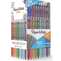 Paper Mate® InkJoy Gel Pens, Pack Of 36, Medium Point, 0.7 mm, Assorted Colors