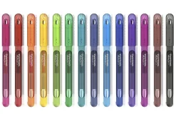 Paper Mate® Inkjoy Gel 600ST Stick Pens, Medium Point, 0.7 mm, Assorted Ink Colors, Pack Of 14