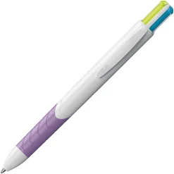 Paper Mate® InkJoy™ Quatro Retractable Ballpoint Pens, Medium Point, 1.0 mm, White Barrels, Assorted Ink Colors, Pack Of 3